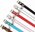 Metal Buckle Pet Collar with Bell for Cats or Puppy Dogs, White/Black/Red/Pink/Blue/Brown (S, White)