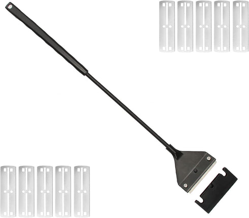Algae Scraper for Glass Aquarium, Razor Scraper with 10 Replaceable Blades, Aquarium Cleaning Tools