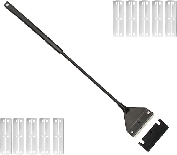 Algae Scraper for Glass Aquarium, Razor Scraper with 10 Replaceable Blades, Aquarium Cleaning Tools