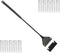 Algae Scraper for Glass Aquarium, Razor Scraper with 10 Replaceable Blades, Aquarium Cleaning Tools