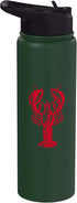 Lobster T-shirts & Merch Molt Lobster Party, Red Claws Out, Crab Rave Survivor Stainless Steel Insulated
