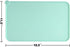 Silicone Waterproof Pet Feeding Mats, Non Slip, Easy Clean Dog Cat Bowl Placemat (18.5" x 11.5") Green