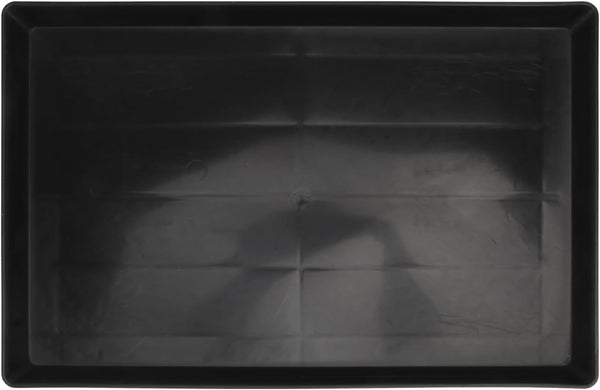 TEHAUX Dog Crate Tray - Replacement Pan for Dog Kennel, Black Plastic Tray for Pet Supplies (43 * 32.5 * 2.5cm)