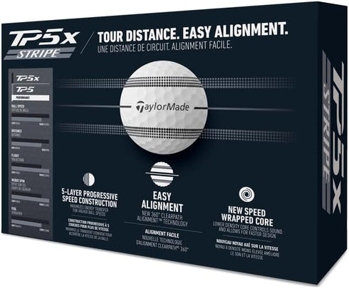 TM25 TP5x GLB TaylorMade Golf Stripe dz