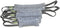 Viper Synthetic K9 Tug Toy Reward with Two Handles for Adult Dogs & Puppies, Ruber Handles, Blue, 12" x 2.5"