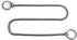 Twisted Necklace Pet Dog Show Training Choker Collars - 3 Sizes, New Gold/Black Metal Snake Chain