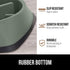 Gorilla Grip Slow Feeder Dog and Cat Bowls - Interactive Puzzle Toy, 1 Cup Sage Green, BPA Free