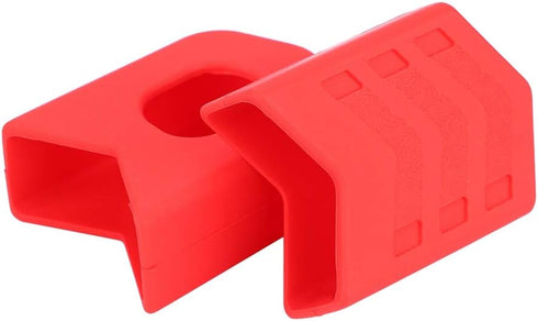 VGEBY 1Pair Crank Protector, Silicone Crank Case Cover for Bike Accessory (Red)
