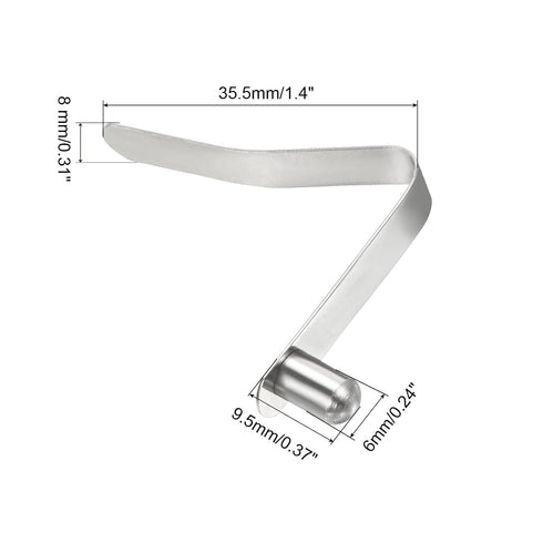 PATIKIL 5 Pack 9.5x6mm Kayak Paddle Snaps, Steel Solid Button Locking Tube Single Pin for Camping Awning