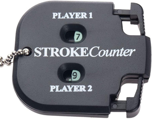 Golf Stroke Shot Putt Score Counter Accessories, Two Digits Scoring Keeper with Key Chain for Golf Game
