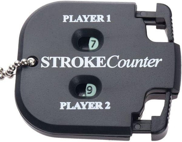 Golf Stroke Shot Putt Score Counter Accessories, Two Digits Scoring Keeper with Key Chain for Golf Game