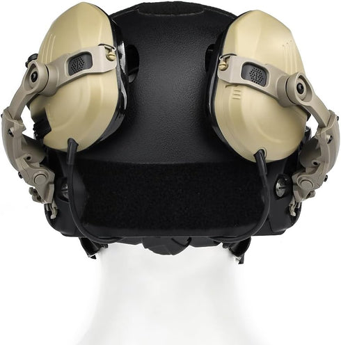TIgrett Outdoors ARC Rail Adapter for Tactical Helmets, Compatible with Walker's Razor Earmuffs - Flat Dark Earth