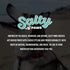 Shaka's Salty Paws Dog Collar, Small Medium Large, Blue Floral Hawaiian Print, Adjustable 10-16"