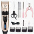 Professional USB Dog Clippers, Low Noise Rechargeable Pet Grooming Kit with LED Display and Nail Kits