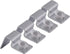 4pcs Aquarium Lid Clips, Glass Aquarium Fish Tank Accessories for Cover Support and Clip