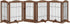 6 Set 2, 0.71 inches unipaws Support Feet for Extra Wide Panel Pet Gate, Dog Gate, of Design for Thickness Panel