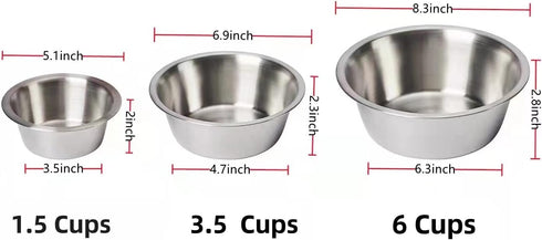 Elevated Dog Bowls: Wall Mounted Raised Food and Water Bowls for Small Dogs and Cats, Pet Comfort Feeding Bowls