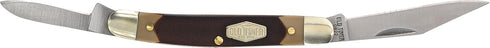 Old Timer 104OT Small Canoe, 4.7in Stainless Steel Traditional Folding Pocket Knife with Clip Point and Drop Point