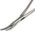 2pcs Set Pets Ears/Nose Hair Puller - Straight & Curved Full Serrated Stainless Steel Hemostat Locking Forceps