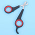 Pet Nail Clippers for Birds, Small Animals, Grooming Tool Scissors Clipper for Parrots, Black and Red