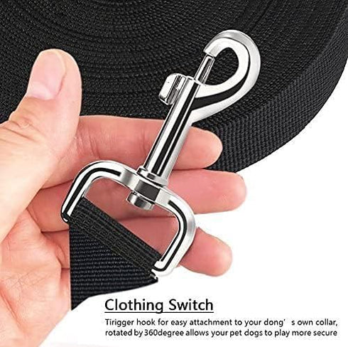 Pet Dog Training Leash, Strong Durable Nylon Lead, 5 Feet Long, 3 Pack Set for Puppy Obedience Training