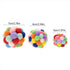 Pet Cat Plush Ball Toy, Interactive Chewing Training Tool with Bell for Dogs and Puppies (S)