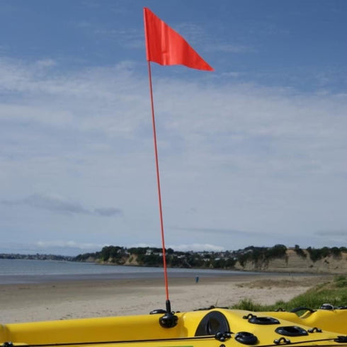 RAILBLAZA Safety Flag Orange for Kayaks, Canoes and ATVs for Daytime Visibility