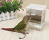 Hypeety Automatic Bird Feeder, No Mess Pet Feeder Seed Food Container for Budgerigar Canary Cockatiel Finch