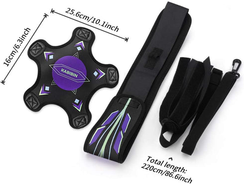 Soccer Ball/Volleyball Training Equipment, Solo Kick Trainer for Kids and Adults, Bungee Waist Belt Practice Aid