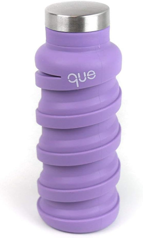 que Bottle 12oz Collapsible Water Bottle - Fashionable Violet Purple