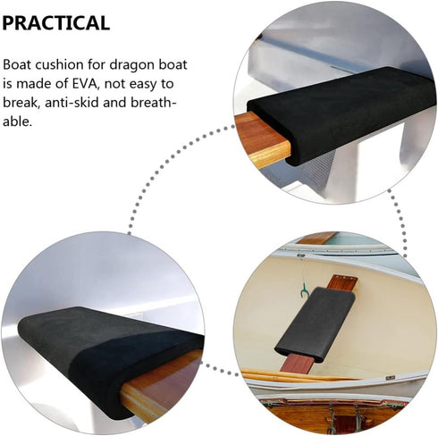 iplusmile 2Pcs Dragon Boat Seat Cushion, Anti-EVA Fishing Seat Pad for Watersports, Non-Shock Absorption Cushion
