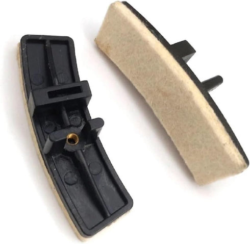 Commercial 2) Hydra Fitness Exchange Indoor Cycle Bike Brake Felt Pad Pair Replacement for Stationary Exercise Bikes