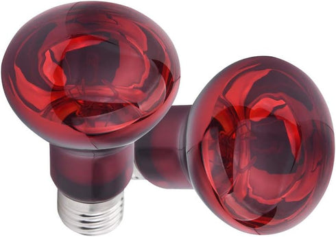 Pet Supplies 100w Infrared Heating Lamp 2 Pack, 110v E27 Basking Spot Light Bulbs for Reptiles and Amphibians