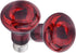 Pet Supplies 100w Infrared Heating Lamp 2 Pack, 110v E27 Basking Spot Light Bulbs for Reptiles and Amphibians