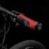 ROCKBROS Mountain Bike Grips, Double Aluminum Clamp Lock On Handlebar Grips for MTB BMX, Black Grey Red Green