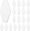 Widecook 20 Pcs Aquarium Cleaner Sponge Algae Cleaner Non Scratch Scrubber Pads Glass