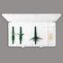 Swhacker SWH00207 #207 Broadheads, 2 Inch Cut, Set of 3-100 Grain, Green