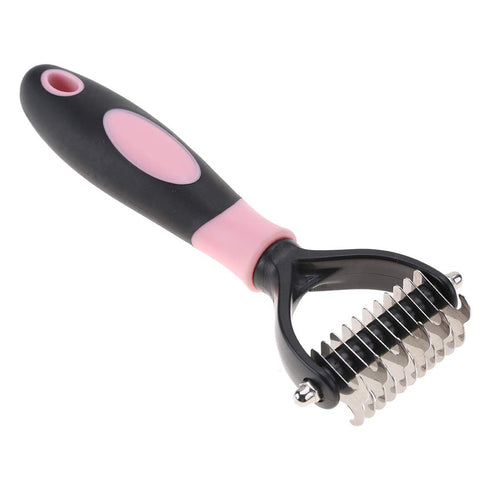 Fdit Pet Comb - 2 Sided Professional Knot Comb Brush for Dog Cleaning, Hair Removal, Grooming Tool