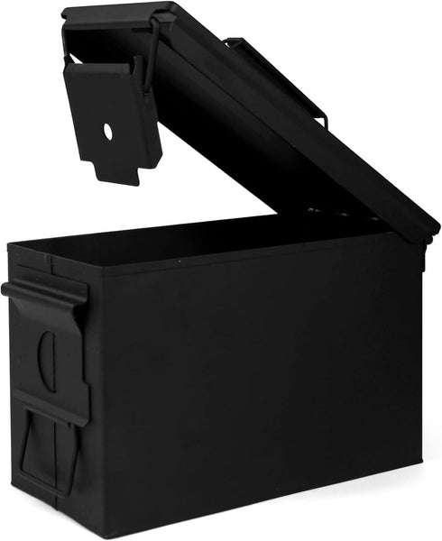 GUGULUZA Metal Ammo Can .50 Cal, Lockable Waterproof & Airtight Ammo Storage Case for Shotgun, Rifles, Pistols