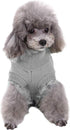 CHBORCHICEN Small Dog Sweaters, Knitted Pet Cat Warm Sweatshirt for Winter, Kitten Puppy Sweater (X-Small, Grey)