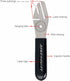 Rotor Truing Fork Bike Disc Alignment Tool, Bicycle Brake Wrench for Easy Carry and Use