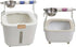 Ywmsfl Parrots Potty Training Stand Detachable Bucket Bird Toilet Perch for Small to Large Cockatiels Lovebirds Stand