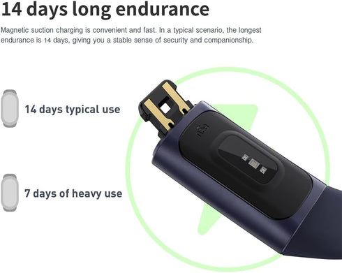 Fitness Tracker with 25 Sports Modes, Heart Rate/Blood Oxygen Monitor, Waterproof Smartwatch for Android and iOS