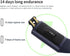 Fitness Tracker with 25 Sports Modes, Heart Rate/Blood Oxygen Monitor, Waterproof Smartwatch for Android and iOS