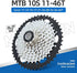 VG SPORTS 10 Speed Bicycle Cassette | 11-25T/11-28T/11-32T/11-36T/11-40T/11-42T | Compatible with Shimano Sram