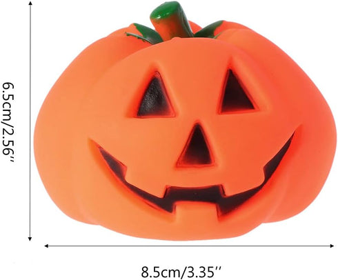 caralin Dog Interative Toy Squeaky Pumpkin Dog for Teaser Toy for Dogs Cats Training for Play