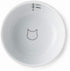 NECOICHI Elevated Ceramic Cat Bowls - Raised Cat Food and Water Bowl, Whisker Friendly, Anti-Spill, 4.1” Paw Style