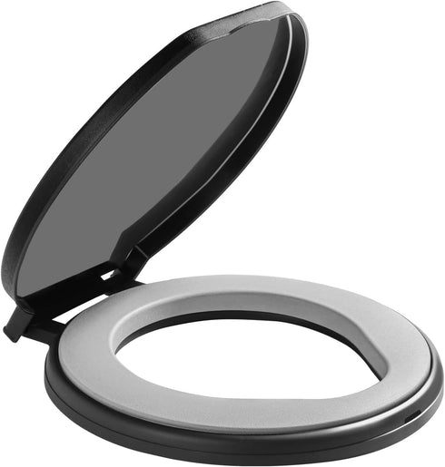 TRIPTIPS Bucket Toilet Seat with Soft Cushion, 270Rotatable Lid,XL Portable, Luggable Loo