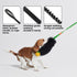 HOWGO Dog Rope Toy, 100% Sheepskin Bungee Chaser Tug Toy for All Breeds (Orange, Long Without Ball)