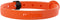 Waterproof and Durable Dog Collar, Soft Lightweight Adjustable Collar for Miniature Dogs and Puppies, Mini, Tangerine